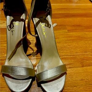 Gold Lulus Strappy Sandals